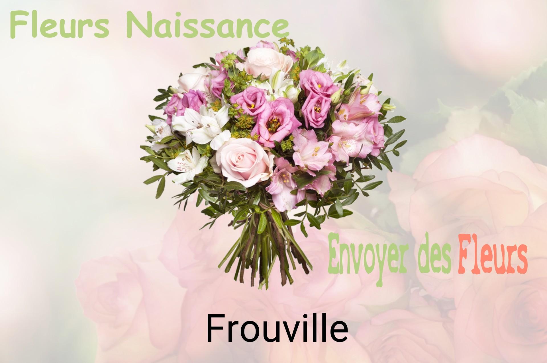 Bouquet de fleurs de naissance livré à Frouville